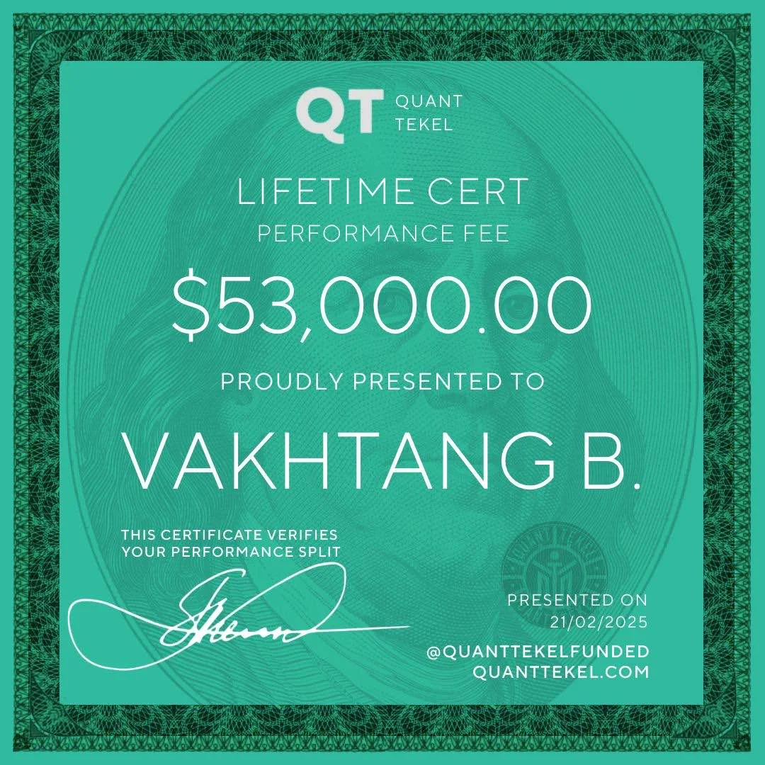 Trading Certificate 1