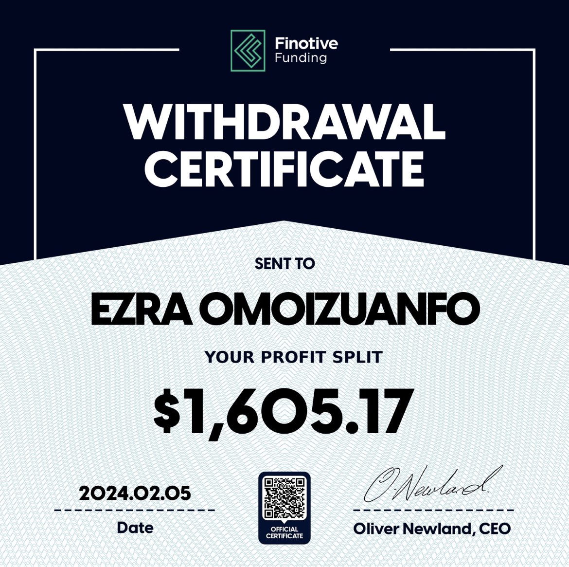 Trading Certificate 42