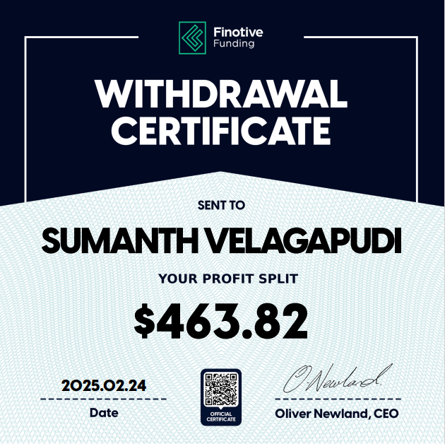 Trading Certificate 58