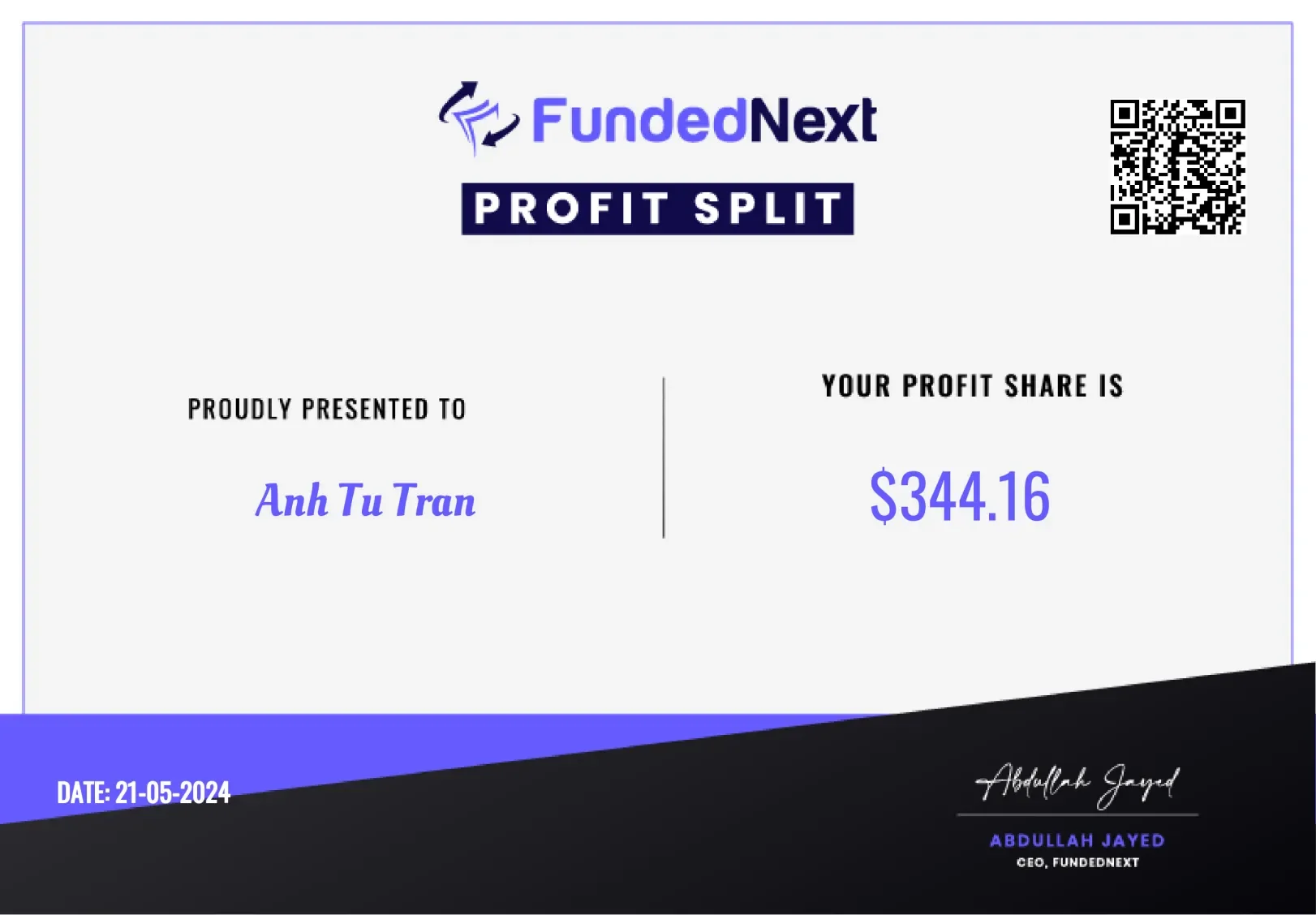 Trading Certificate 59