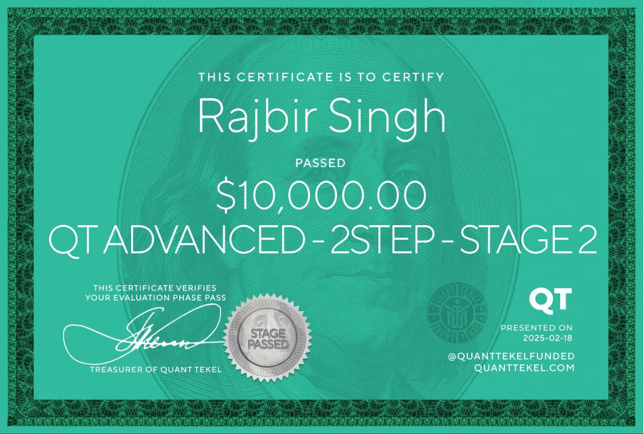 Trading Certificate 70