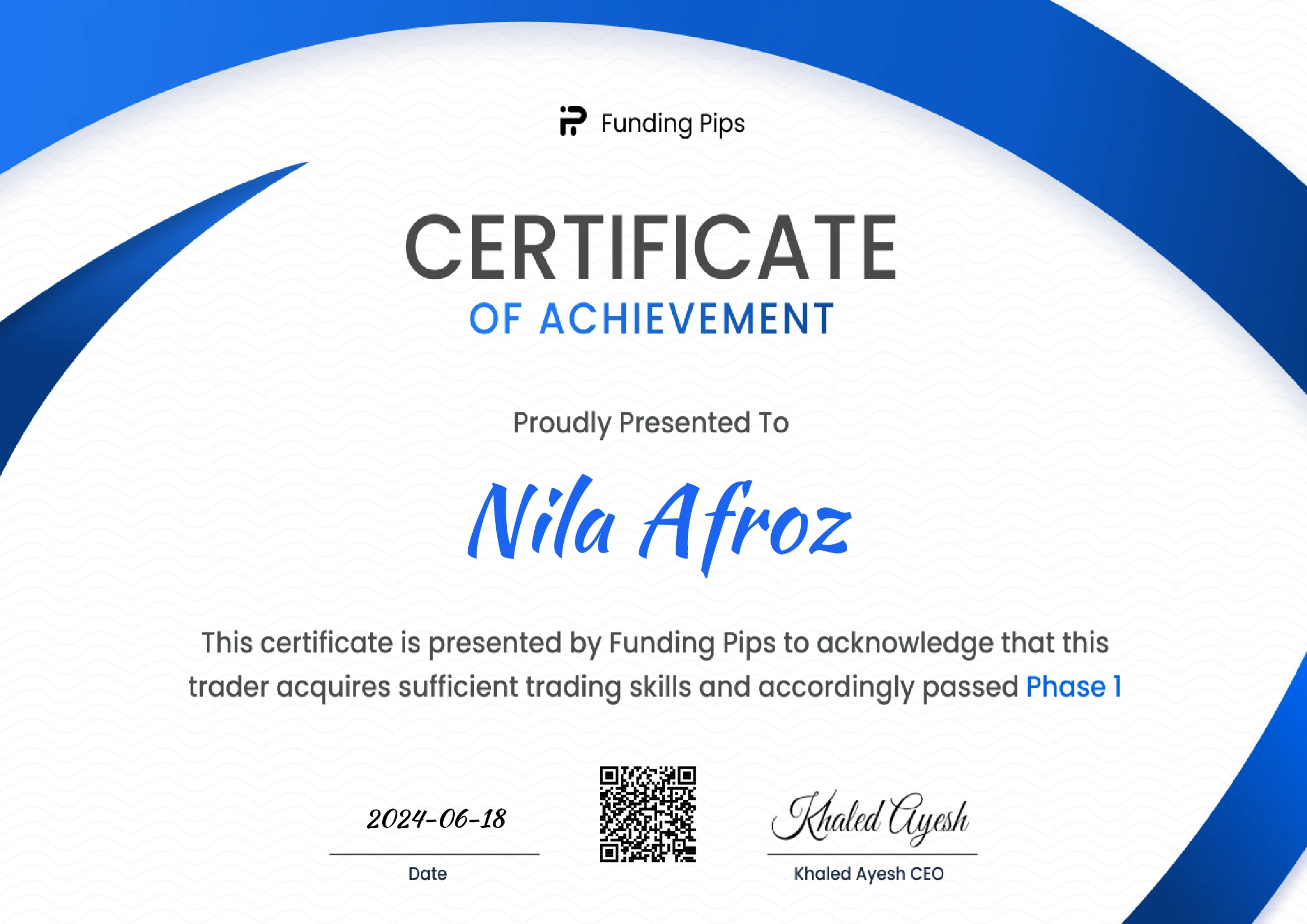 Trading Certificate 77